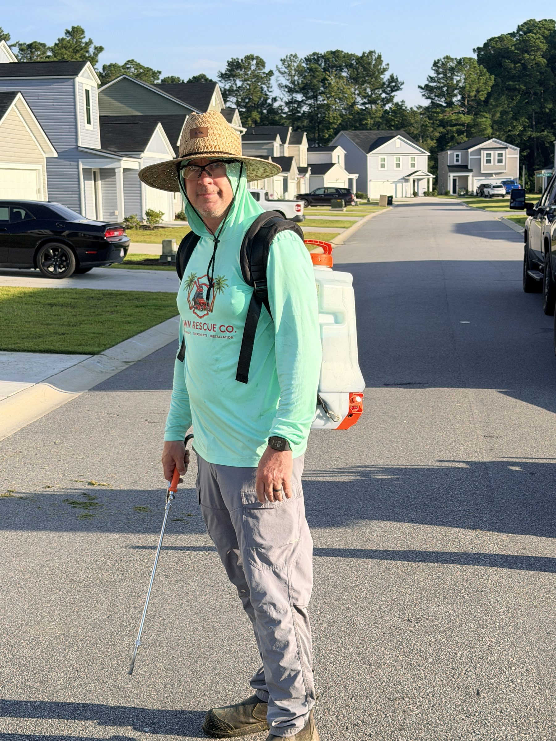 Jon Blum, owner of Lawn Rescue Co.