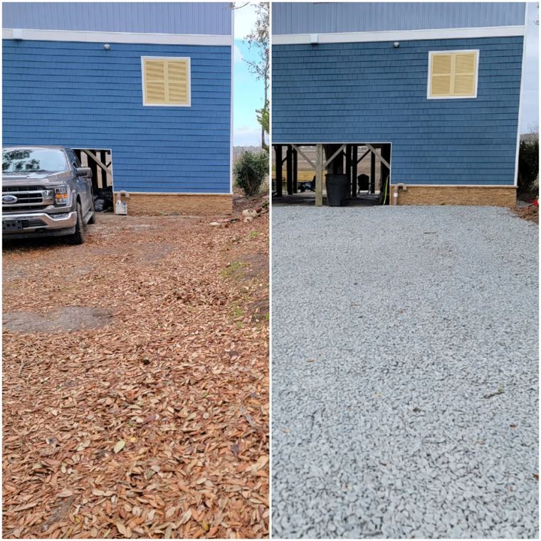 Bed and gravel transformation